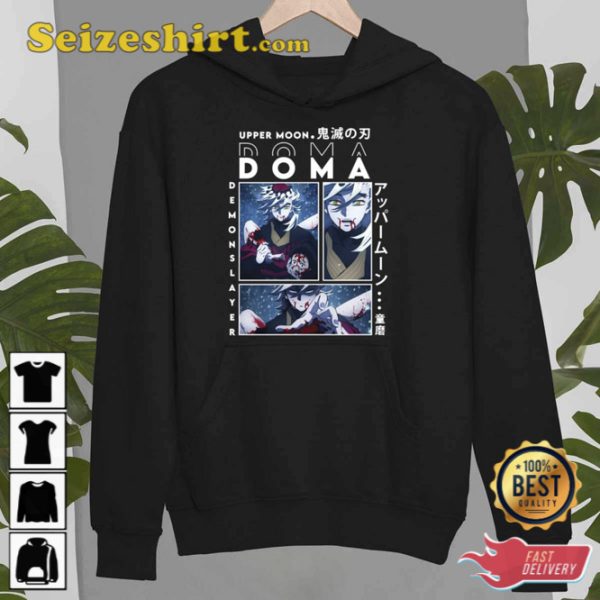 Doma Kny Upper Moon Japanese Anime Art Unisex Sweatshirt