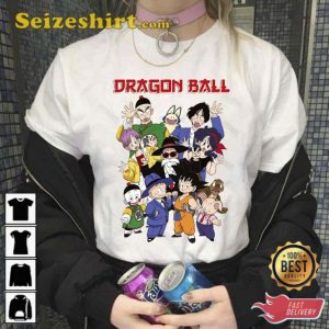 Dragon Ball Goku Tien Krillin Bulma Retro Manga Unisex T-Shirt