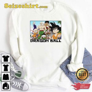 Dragon Ball Goku Tien Retro Martial Arts Tournament Manga Panel Anime T-Shirt