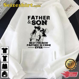 Dragon Ball Z Goku Father And Son Best Freakin Partner In Crime Anime T-Shirt