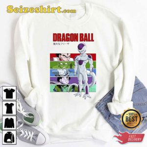 Dragon Ball Z Goku Vegeta Frieza Gohan Piccolo Krillin Manga Anime T-Shirt 3
