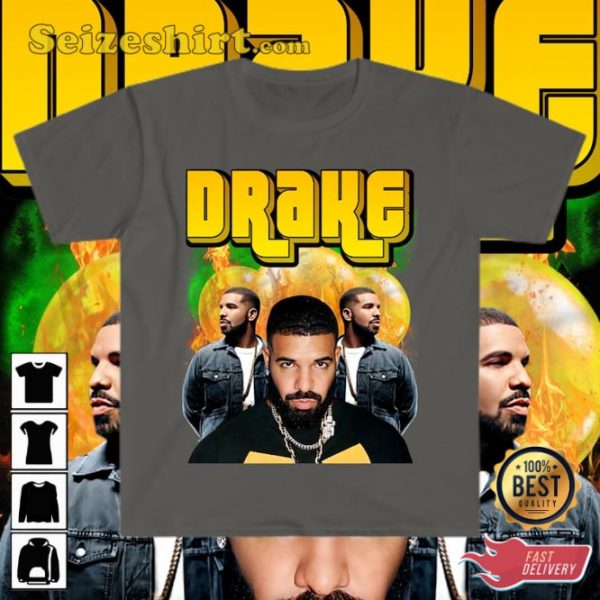Drake Rapper Hip Hop Street Style Gift For Fan Music Concert Tee