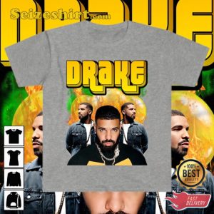 Drake Rapper Hip Hop Street Style Gift For Fan Music Concert Tee3
