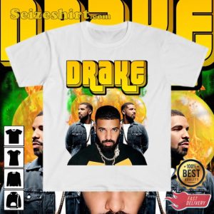Drake Rapper Hip Hop Street Style Gift For Fan Music Concert Tee4