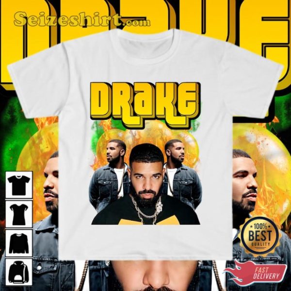 Drake Rapper Hip Hop Street Style Gift For Fan Music Concert Tee