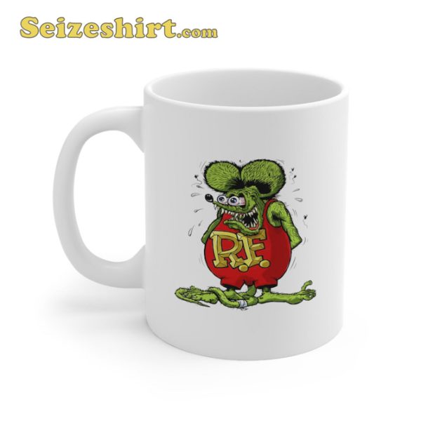 Ed Big Daddy Roth Rat Fink Outrageous Ceramic Coffee Mug