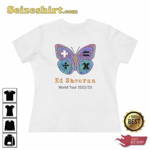 Ed Sheeran Tour Butterfly 2023 Shirt1
