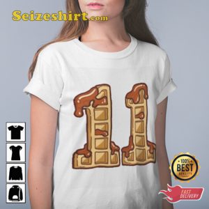 Eleven Stranger Things 11 Waffle Unique Tee Shirt