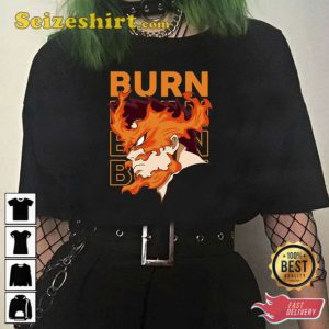 Endeavor Burn Anime Boku No Hero Academia My Hero Academy T-Shirt