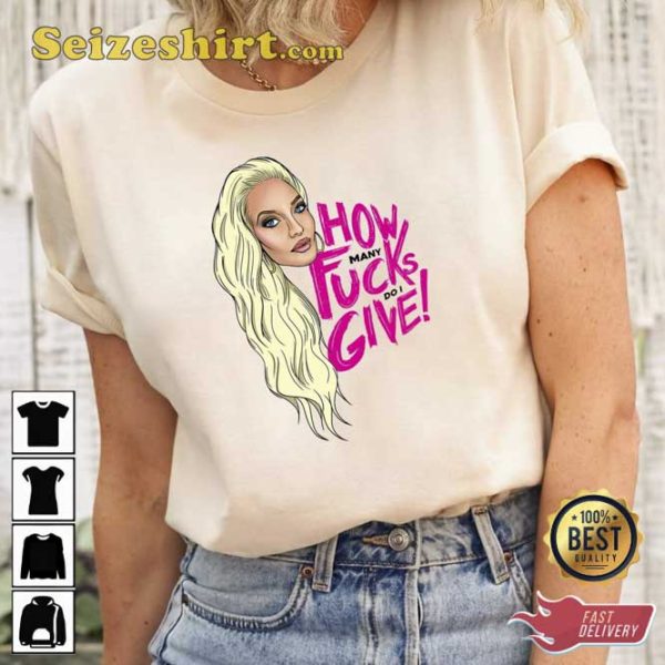 Erika Jayne How Many Do I Give Sticker T-shirt