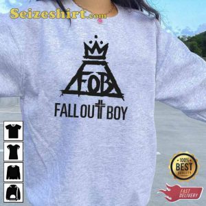 Fall Out Boy Smiley Face Pop Punk Emo Alternative-Rock Sweatshirt