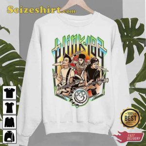 Fanart Blink 182 Band Members Portrait Music Unisex Sweatshirt