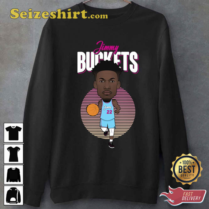 Jimmy Butler Jimmy Buckets Retro Vintage 90s Style T-Shirt NBA