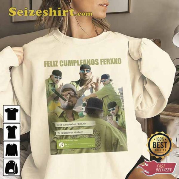 Feliz Cumpleanos Ferxxo Nitro Jam Underground Tracklist Shirt