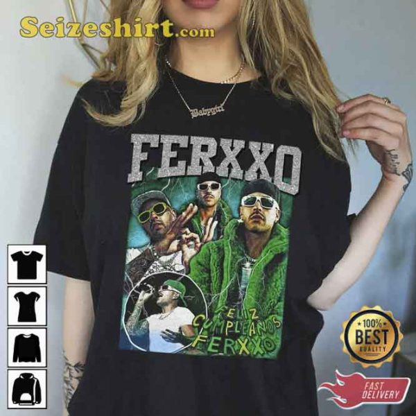 Ferxxo Colombia Feid MOR Message On Repeat Vintage Shirt