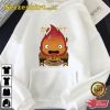 Fire Demon Calcifer Howls Moving Castle Ghibli Anime Unisex T-Shirt