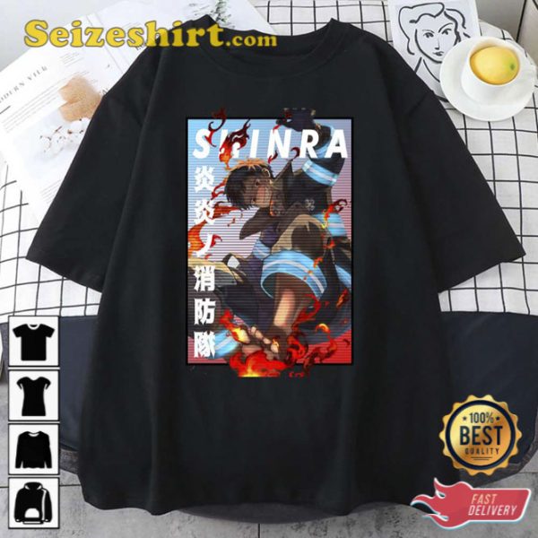 Fire Force Shinra Kusakabe Unisex T-Shirt Gift For Anime Lover