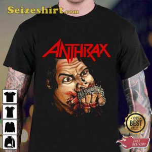 Fistful of Metal Anthrax Band Art Unisex T-Shirt1