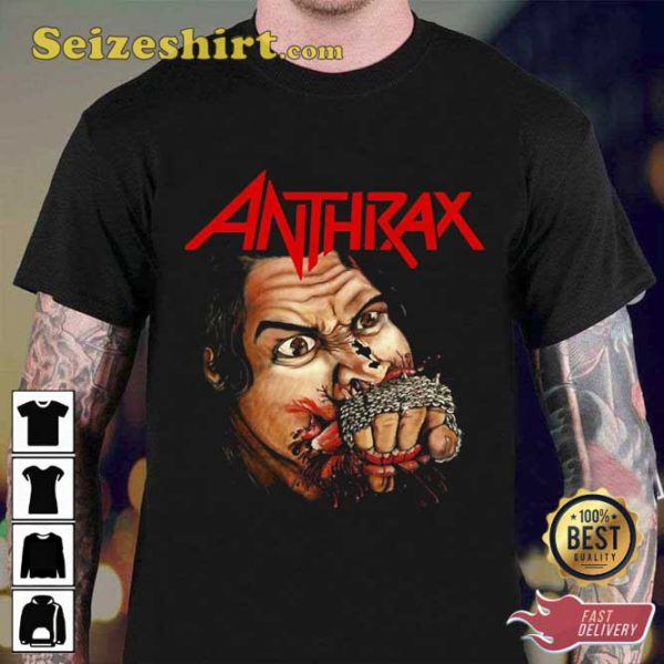 Fistful of Metal Anthrax Band Art Gift For Fan Unisex T-Shirt