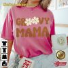 Flower Momma Groovy Mama Shirt Happy Mothers Day
