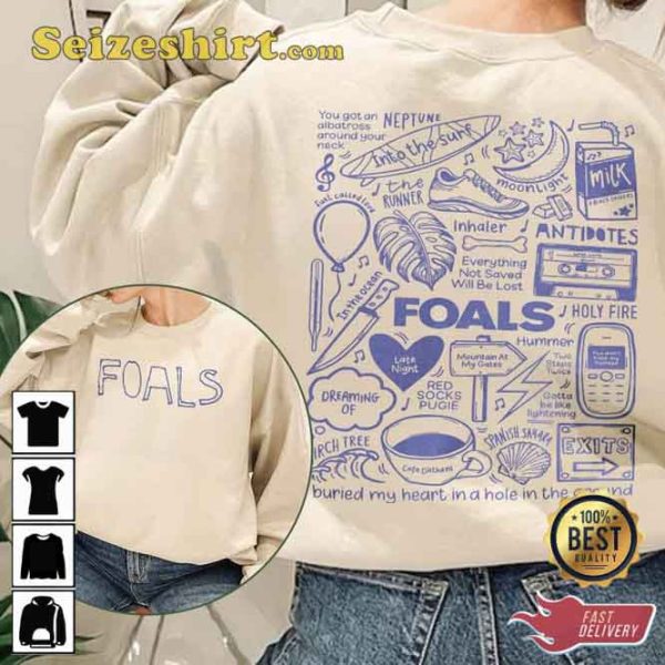 Foals Trending Unisex Gifts 2 Side Sweatshirt