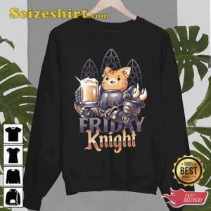 Friday Knight Kawaii Cat Japanese Style Unisex Sweatshirt 1