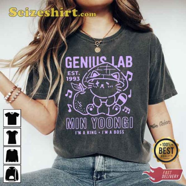 Genius Lab Catchwita EST 1993 Min Yoongi T-Shirt