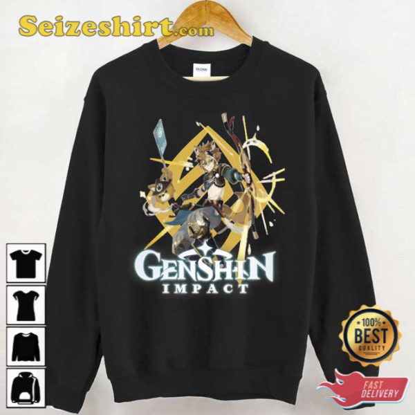 Genshin Impact Gorou Unisex T-Shirt Gift For Anime Lover