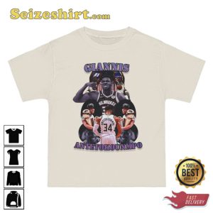 Giannis Antetokounmpo Milwaukee Bucks T-shirt