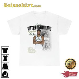 Giannis Antetokounmpo The Greek Freak Basketball T-Shirt