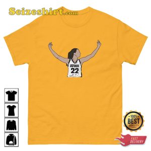 Goat Caitlin Clark 22 Celebration Iowa Hawkeyes McDonalds All American Shirt