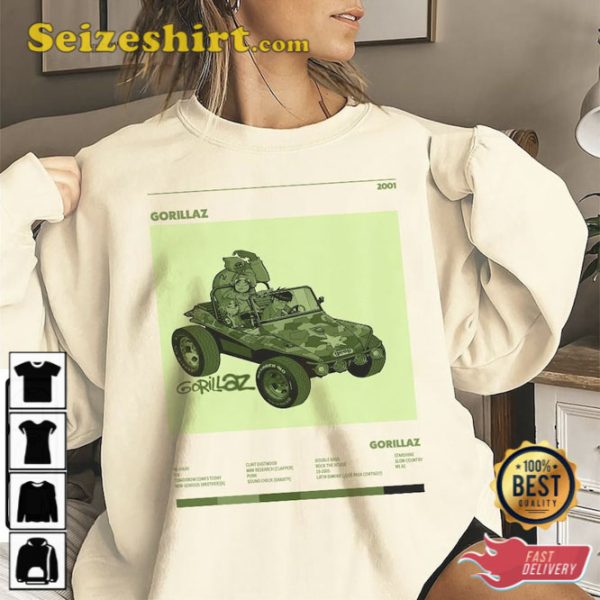 Gorill Posters Retro Album Tracklist Shirt Unisex