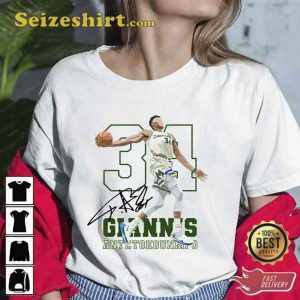Graphic Design Giannis Antetokounmpo Dunk Milwaukee Bucks Basketball Unisex T-Shirt