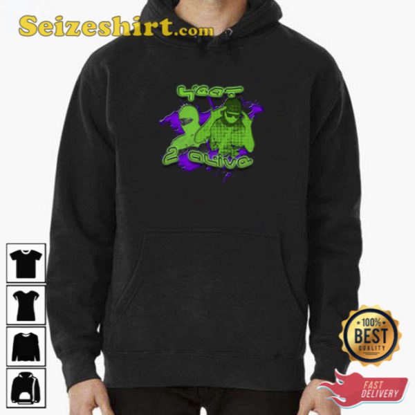 Green Purple Yeat 2 Alive Unisex T-Shirt Gift For Fan