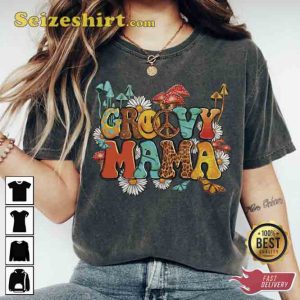 Groovy Mama Mother's Day Happy Game Day Lovers T-shirt