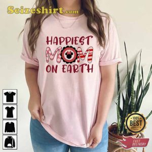 Micky Mouse Happiest Mom On Earth T-Shirt