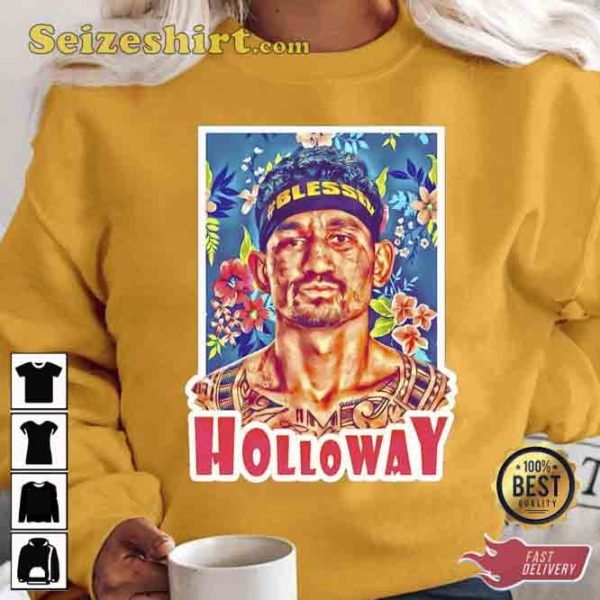 Hawaiian Style Pattern Max Holloway Fan Gift Unisex T-Shirt