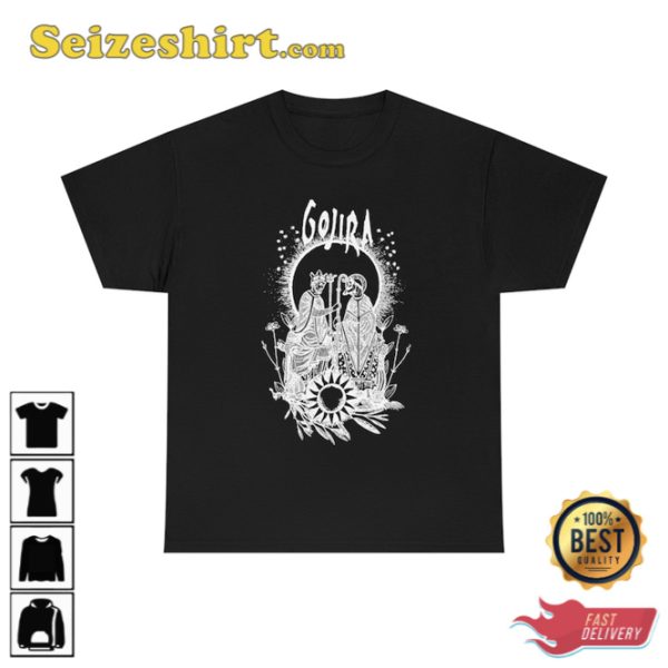 Heavy Metal Gojira Rock Band Music Lover T-Shirt Gift For Fan