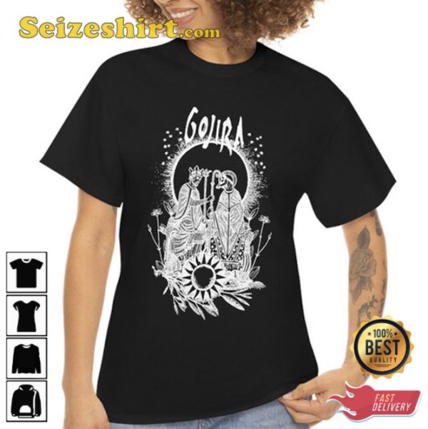 Heavy Metal Gojira Rock Band Music Lover T-Shirt Gift For Fan