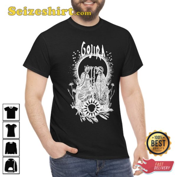 Heavy Metal Gojira Rock Band Music Lover T-Shirt Gift For Fan