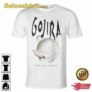 Heavy Metal Gojira Band Whale From Mars To Sirius Shirt