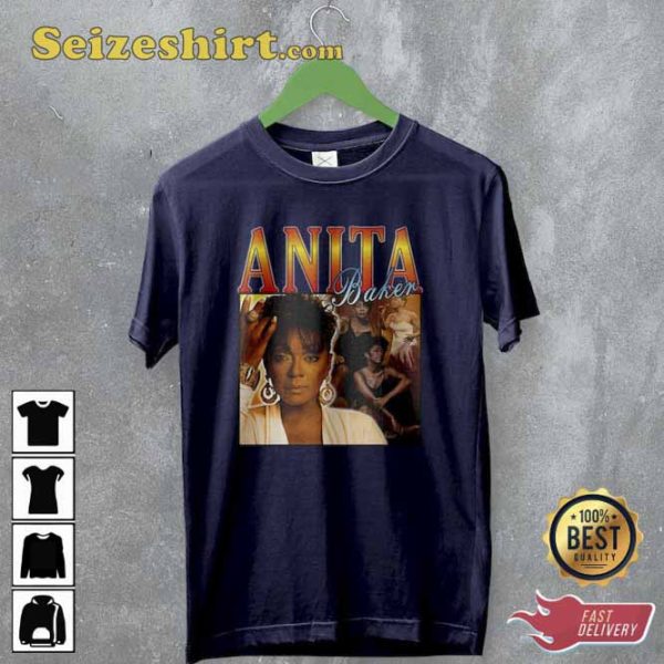 Homage Anita Baker Inspired 90s Gift For Fan Graphic Tee