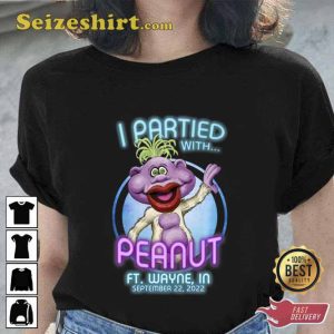 I Partied With Peanut Jeffs Dunhams Holiday Unisex T-Shirt