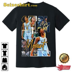 Ja Morant Dunking Memphis Grizzlies Lakers Fan Gift Unisex T-shirt