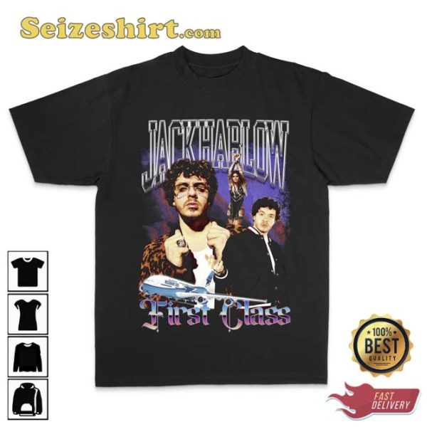 Jack Harlow Black Rap Tee 90s Inspired Misssionary Jack T-Shirt