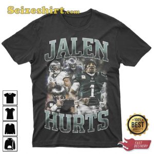 Jalen Hurts Eagles Playoff Football Sports Lovers Gift Graphic T-shirt