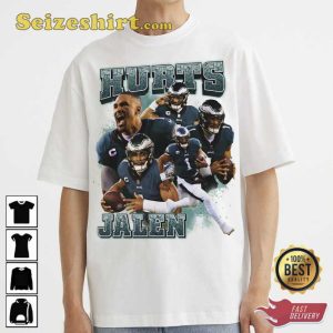 Jalen Hurts Vintage 90s Quarterback Shirt (1)