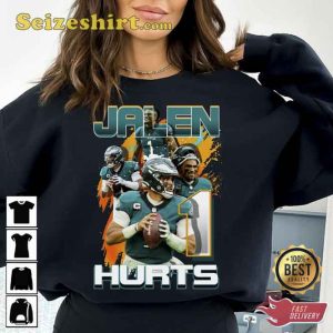 Jalen Hurts The Philadelphia Eagles Midfielder Football Lover Unisex T-shirt
