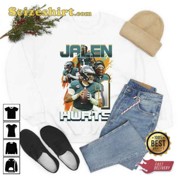 Jalen Hurts The Philadelphia Eagles Midfielder Football Lover Unisex T-shirt