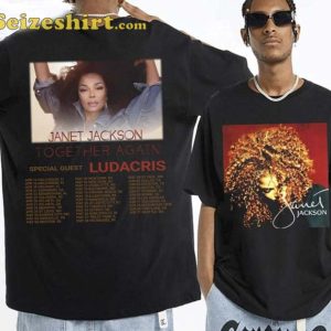 Janet Jackson 2023 Tour Together Again Ludacris Crewneck T-Shirt